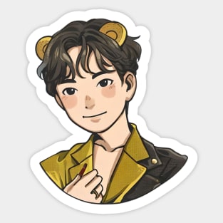 Astro Cha Eunwoo Anime Sticker